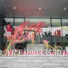 Vẽ Tranh Kính Tết Cành Đào