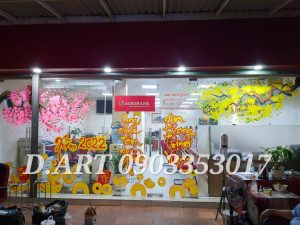 Báo Giá Vẽ Tranh Kính Tết