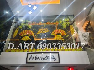 Dịch Vụ Vẽ Tranh Kính Tết