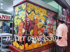 Vẽ Tranh Kính Tết Tại Hồ Chí Minh