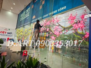 Tranh Kính Trang Trí Tết